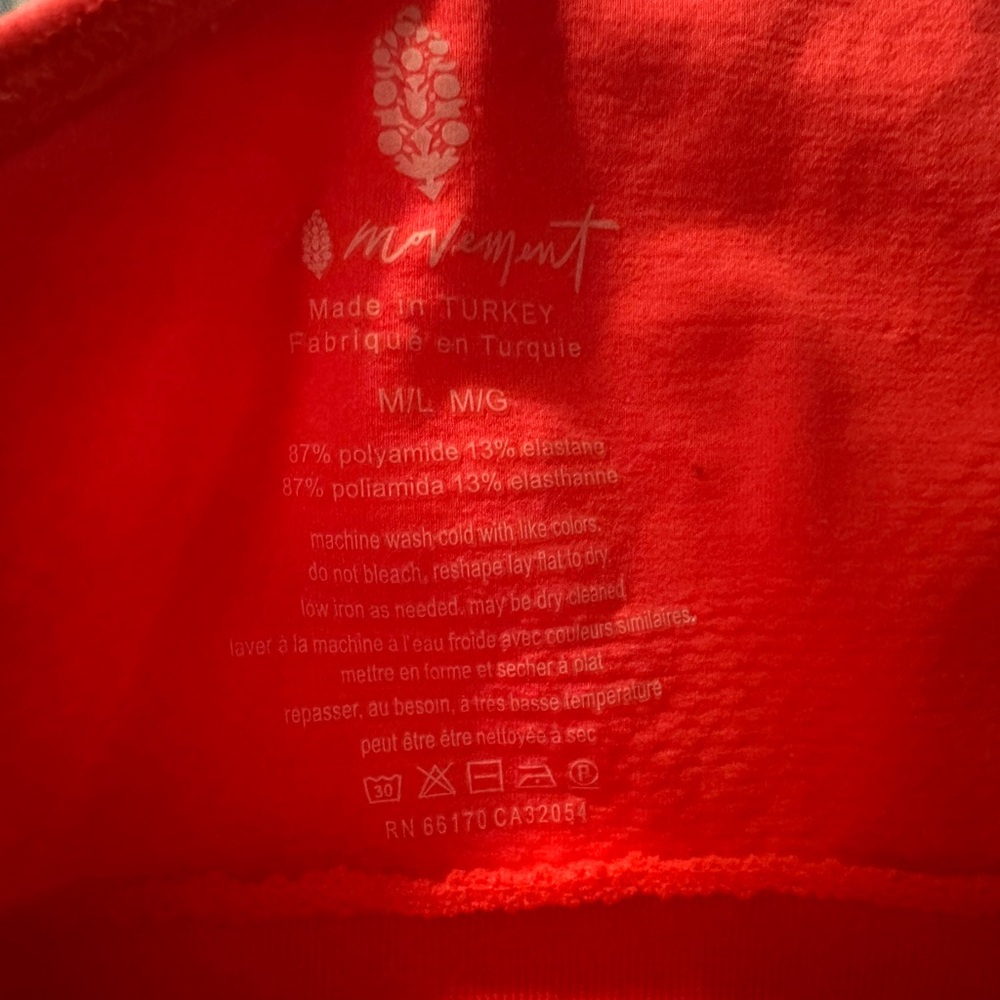 FP Movement by Free People | Every Single Time Runsie Neon Coral | Size M/L NWT - Picture 8 of 14
